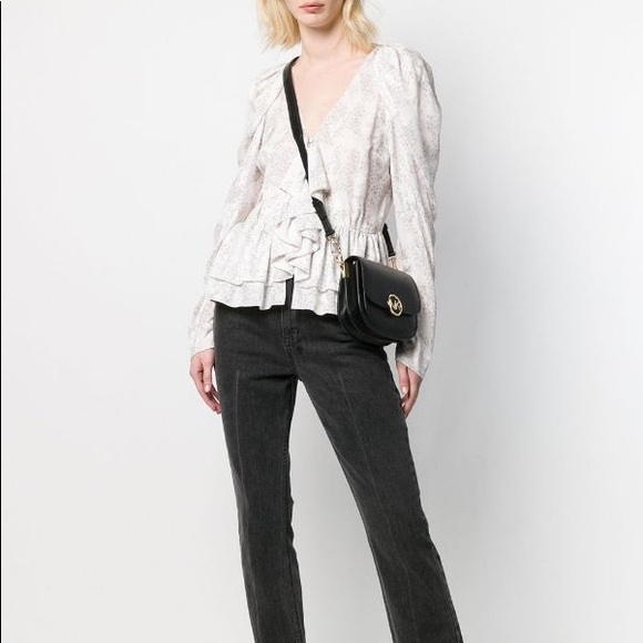 NEW w/ TAGS Michael Kors Saddle Crossbody “Lillie” Leather Bag - Picture 9 of 9